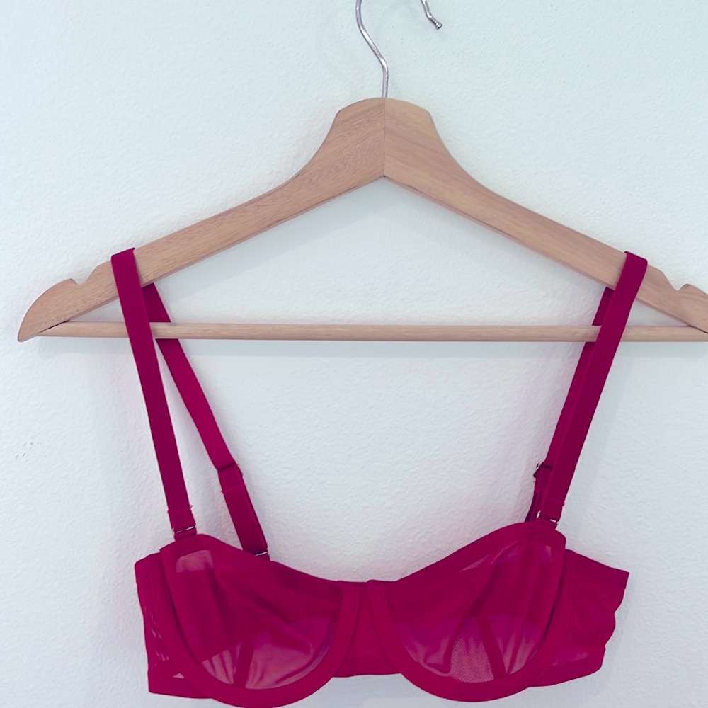 CUUP demi cup underwire red